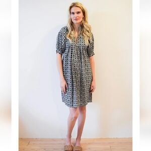 Never A Wallflower High Neck Black Square Dress